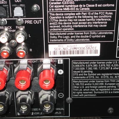 Pioneer Elite Receiver VSX-33 (2010) Black - 7 x 110 watts/channel, iphone & bluetooth, Sirius ready image 7