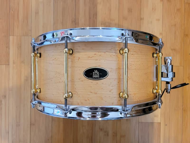Snares - RBH Drums 6.5x14 "Prestige" Solid Birdseye Maple Snare Drum image 1
