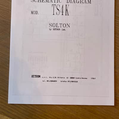 Rare Vintage Analog Solton Ts4k synth keyboard and the MS40 Expander with PSU, rare foot controller, manual and schematic! image 24
