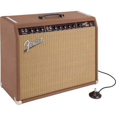 Fender '62 Super 120V 40-Watt Tube Combo Amplifier - Brown and Wheat image 6
