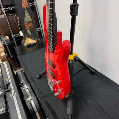 Vintage Modulus Quantum V 5-String Active Electric Bass Guitar Carbon Fiber Neck with Original Case 1989 image 13