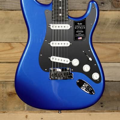 Fender American Ultra II Stratocaster Electric Guitar Noble Blue w/ Case "Mint Condition" image 1