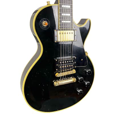 Burny Les Paul Custom - Ebony image 2
