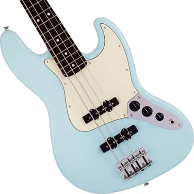 Fender Japan Junior Collection Jb62 Shortscale Daphne Blue image 1