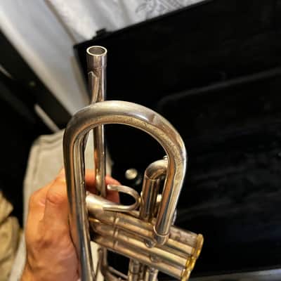Blessing BTR1460S Silver Trumpet w Case image 13