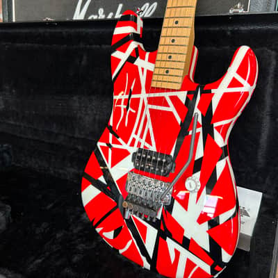Charvel EVH Art Series Red/White/Black Stripe 2006 Electric Guitar image 14