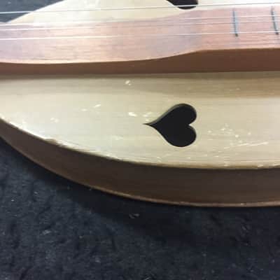 Homer  C Ledford Dulcimer  100 year old Yellow Poplar 1969 Natural image 12