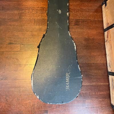 80’s Hamer Steve Stevens 24 fret guitar Floyd Rose Dimarzio project OHSC image 7