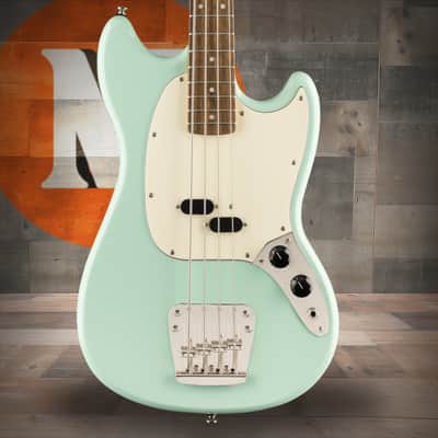Squier Classic Vibe '60s Mustang Bass - Laurel Fingerboard - Surf Green image 1