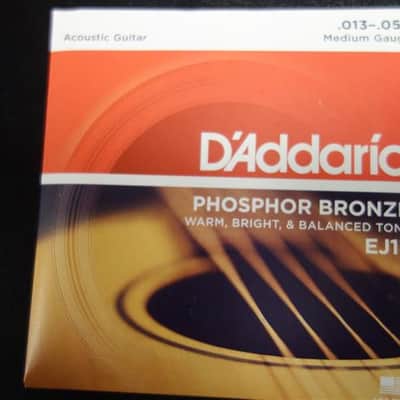 D'addario EJ-17 Phospher Bronze 13-56 image 1
