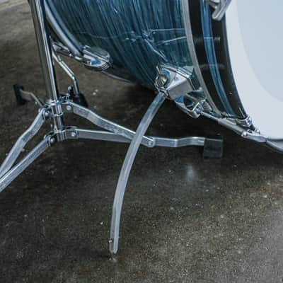 Ludwig 1977–78 Ludwig 4-Piece Drum Kit – Turquoise Oyster Rewrap – 6-Ply Maple – Netflix “Ginny & Georgia” image 18