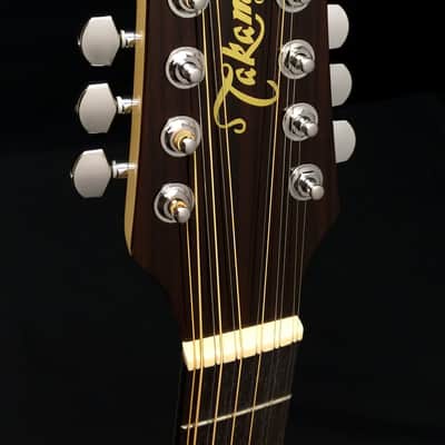 Takamine EG523SC-12 Jumbo Cutaway 12-String Acoustic-Electric Guitar - Natural image 7