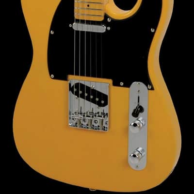 Amati N Series Model #40TCBS "T" Style Electric Guitar in a Butterscotch Finish image 3