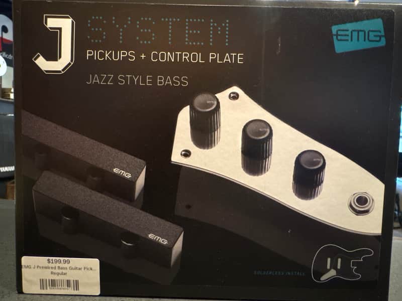 EMG J/SYSTEM-B Active J Bass Pickup System with Controls 2010s - Black image 1