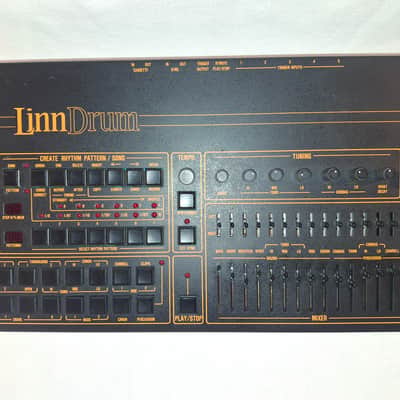 LinnDrum Linn Drum LM2 -> SERVICED <- Black, 1980's