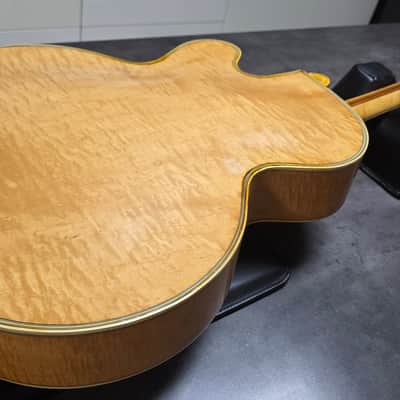 1951 Epiphone Zephyr Emperor Vari-Tone Regent Venetian Cutaway Flame Blonde New York Varitone American Vintage 50s 1950's USA Hollow Body Archtop Pre-Gibson Electric Guitar image 5