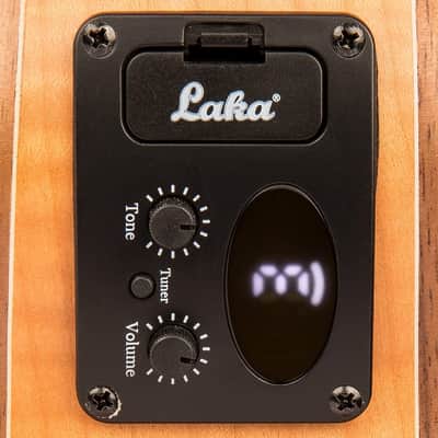 Laka Maple Series Electro-Acoustic Cutaway Ukulele ~ Soprano image 3