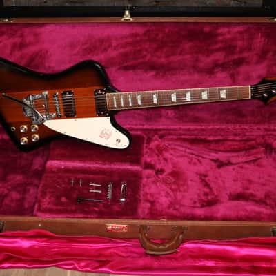 1999 Gibson Firebird V  Vintage Sunburst / Bigsby on Vibrate  / String spoiler / Banjo tuners image 19