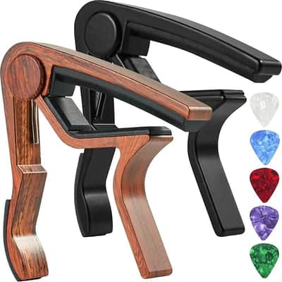 Guitar Capo for Acoustic and Electric Guitar Accessories 2 pack image 2