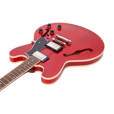 2017 Heritage Standard H-535 Semi-Hollow Electric Guitar, Trans Cherry, AH0XXXX image 2