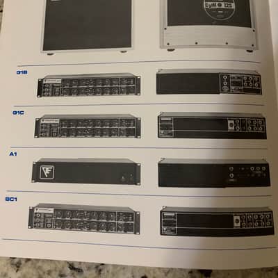 Pearce Amp Catalog 1987 G1A G1B G1C A1 BC1 image 3