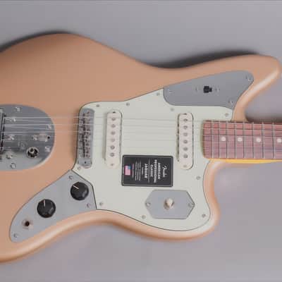 Fender American Professional Classic Jaguar Faded Firemist Gold (new) image 7