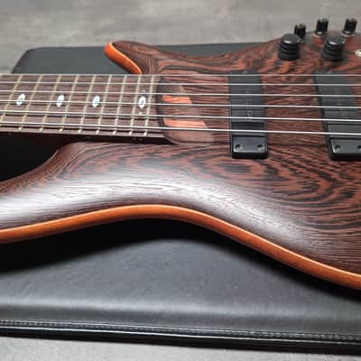 Ibanez SR5006E OL TEAM J. CRAFT Prestige Case Queen 2009-2010 Custom USA Bartolini SR5006 SR 5006 6 Six String Bass Guitar image 15