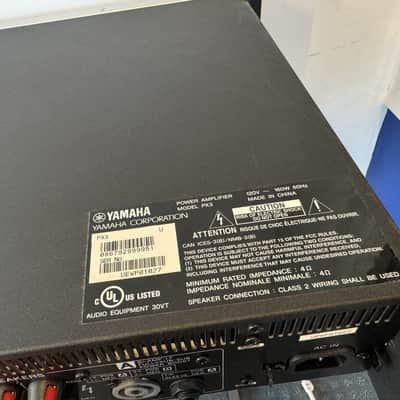 Yamaha PX3 Dual-channel 500-Watt Power Amplifier 2010s - Black image 3