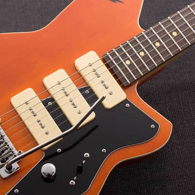 Reverend Ron Asheton Jetstream 390 Rock Orange image 6