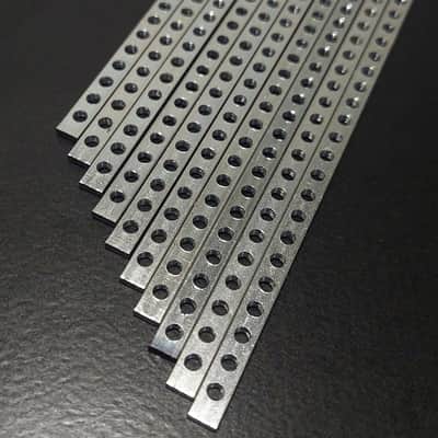 2 x 114hp / M2.5 (2.5 mm) Eurorack Threaded Nut Strips (Pair) image 8