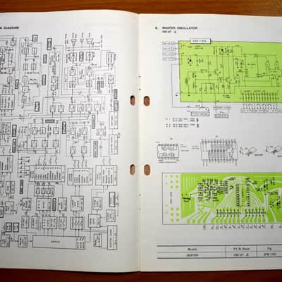Kawai E-500 Service manual Circuit diagrams Technical repair guide Bild 3