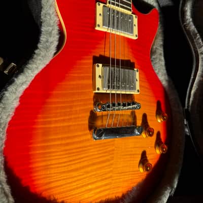 Epiphone Les Paul Standard 1999 with Gibson Burstbuckers in Cherry Sunburst image 1
