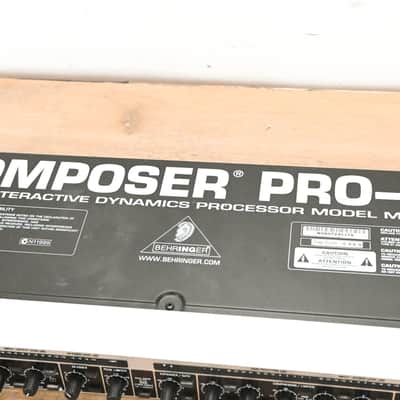 Behringer Composer Pro-XL MDX2600 Audio Interactive Dynamics Processor CG012FB image 6
