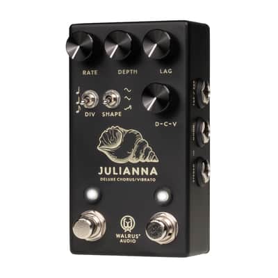 New Walrus Audio Julianna Deluxe Chorus & Vibrato Black Guitar Effects Pedal image 4