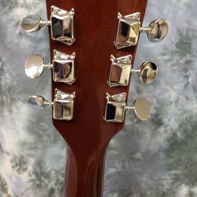 1975 Air Line Adjustable Bridge Dreadnought Flat Top Western Guitar Original Soft Shell Case image 7