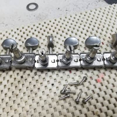 Original, Vintage ,Kluson Dual Line 64-69 Nickel Left Handed image 4