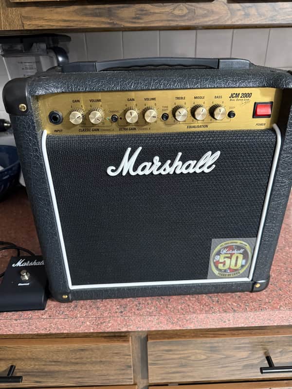 Marshall DSL1C 50th Anniversary 2-Channel 1-Watt 1x8" Guitar Combo 2012 - 2013 - Black image 1