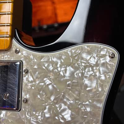 2024 Fender American Vintage II 1972 Tele Thinline 3-Color Sunburst w/case image 6