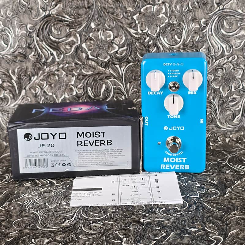 2021 Joyo JF-20 Moist Reverb Blue