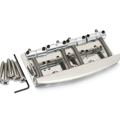 Hipshot Stainless 4-string Vintage Bass Bridge for Fender P/Jazz® .750" 5C400SS image 1