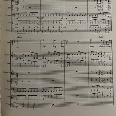 Motley Crue - Theatre of Pain - Guitar and Bass tab / tablature Book - Japan image 4