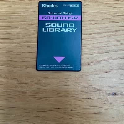 Roland SN-U01-05R Orchestral Strings Data Card for U-110 U-20 U-220 D-70