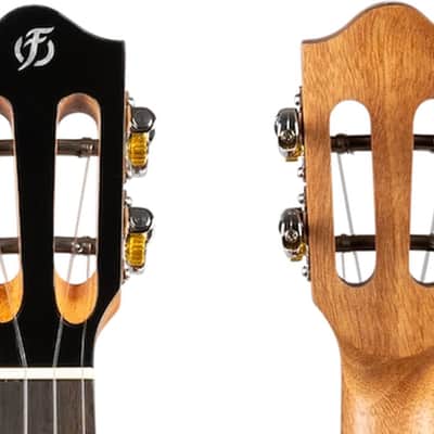 Flight IRIS CONCERT BK Princess Series Solid Spruce Top Okoume Neck 4-String Ukulele w/Padded Gig Bag image 7