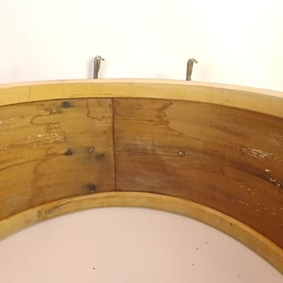 Slingerland 12x26"Blue/Silver Duco Bass Drum 3Ply Radio King Cloud Badge 40s USA image 11