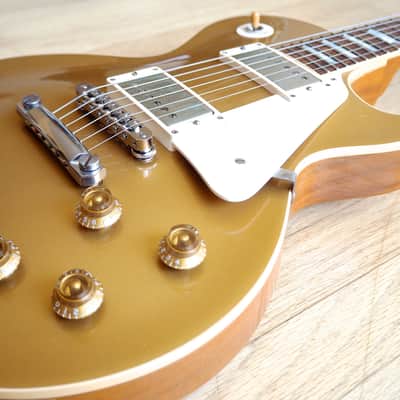2012 Gibson Les Paul R7 Custom Shop 1957 Historic Reissue Goldtop Near Mint VOS w/ ohsc image 8