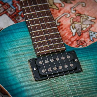 TOM ANDERSON USA Carved Top Bobcat "Bora Bora Burst + Rosewood" (2020) image 6