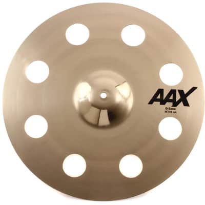 Sabian 18 inch AAX O-Zone Crash Cymbal - Brilliant Finish image 2