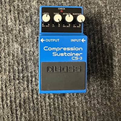 Boss CS-3 Compression Sustainer (Silver Label) 1997 - Present - Blue image 2