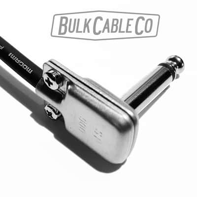 8 Pack - 10" Mogami 2319 Patch Cable - SquarePlug SP500 / SPS5 - Right Angle To Straight Connectors image 19
