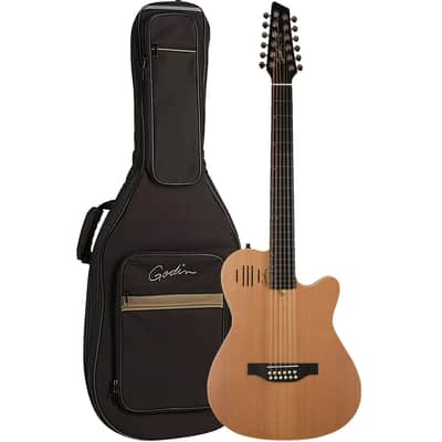 Godin A12 (025343) 12-String Acoustic-Electric Guitar - Natural Semi-Gloss image 1
